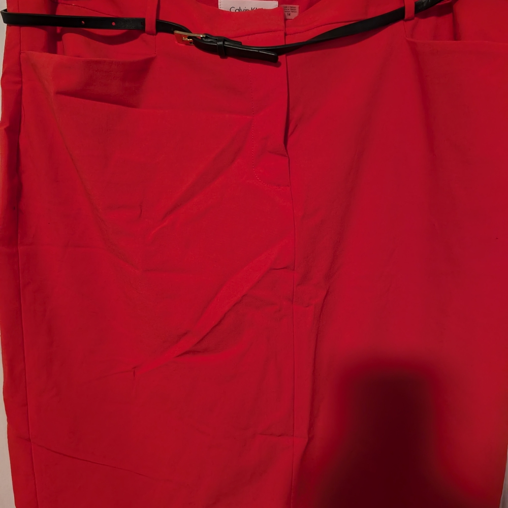 Calvin Klein Women's Salmon Color Suit Size 16 - Picture 4 of 4